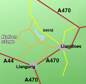 hafren rally stage, Mid Wales