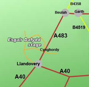 esgair dafydd rally stage, South Wales