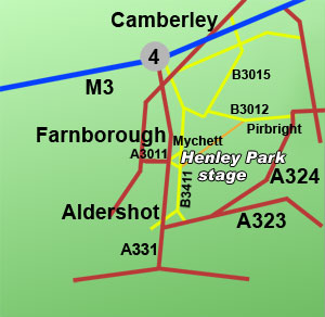 henley park rally stage